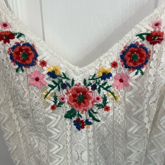 Hollister white dress with embroidery - Picture 4 of 7